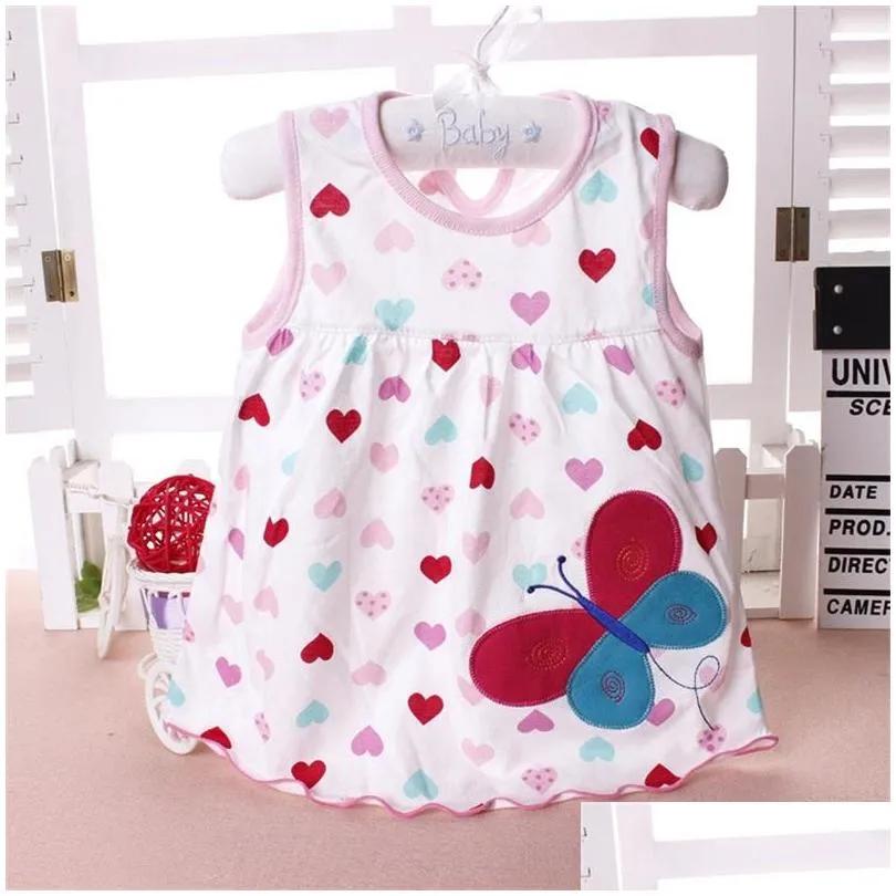 2018 new infant kids girls child aline dress sleeveless floral printed a variety of styles random delivery 150 z2