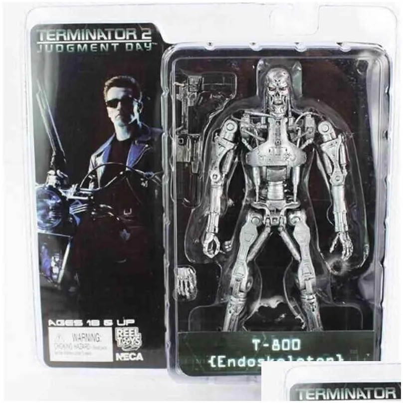 neca the terminator t800 t1000 endoskeleton pvc action figure collectible model toy 103