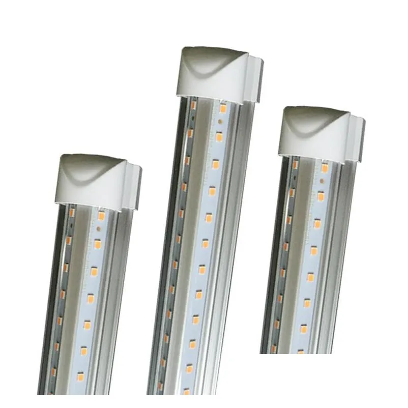 8 foot led lights 8ft led tube light vshape t8 integration high brightness 2ft 3ft 4ft 5ft 6ft 52w 56w 8ft daylight 40004500k