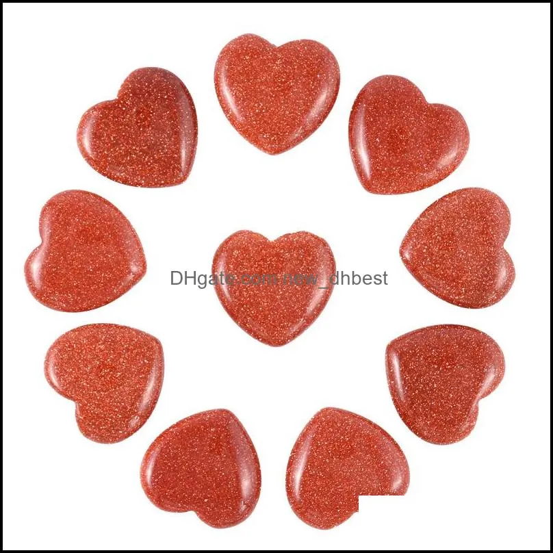 20mmx6mm heart ornaments natural rose quartz turquoise stone naked stones decoration hand play handle pieces accessories