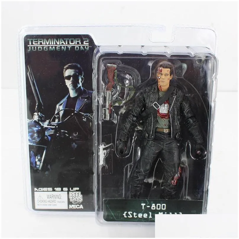 neca the terminator t800 t1000 endoskeleton pvc action figure collectible model toy 103