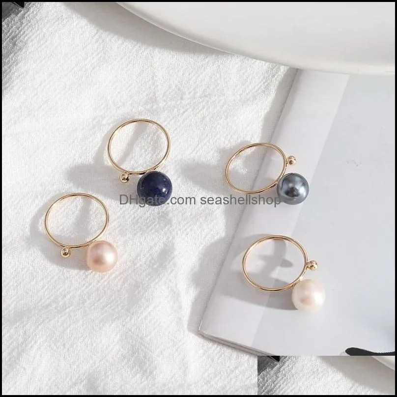 round white blue pink ball rings fashion inner dia 1.7cm brincos pendientes jewelry for women