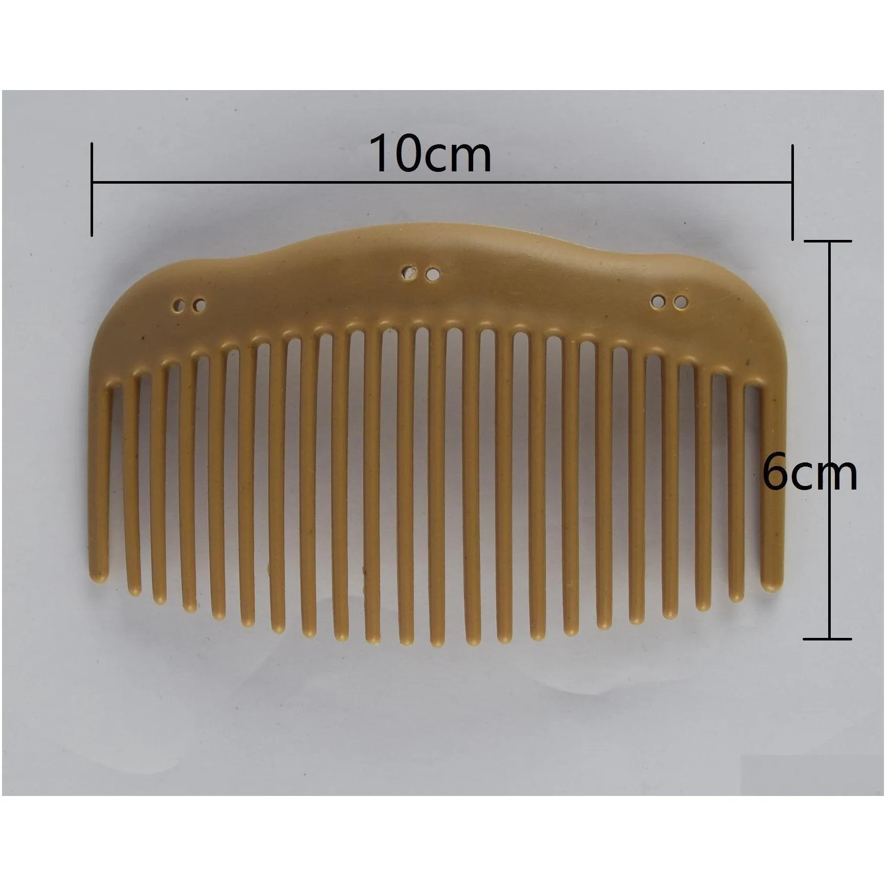 new diy magic combs womens wooden style plastic multifunctional hair combs geometry headwear hair accessories size m l100pcs per lot