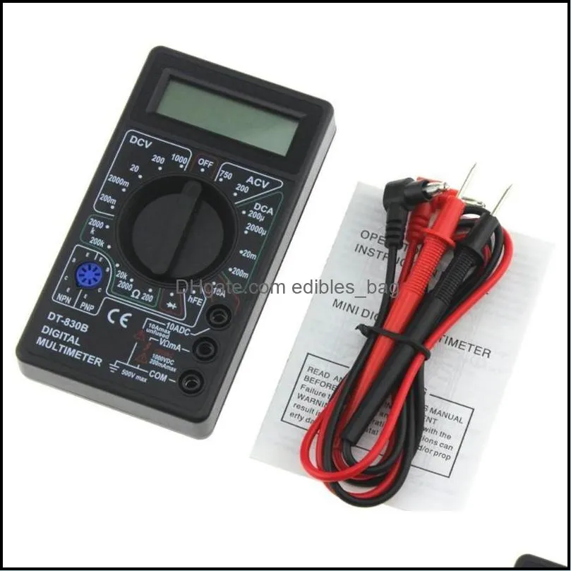 multimeters dt830b mini pocket digital multimeter 1999 counts ac/dc amp volt ohm tester ammeter voltmeter multi meter