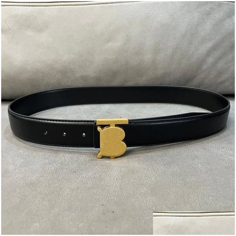 designer men belts fashion womens mens casual letter smooth buckle luxury belt stylish trend all match belts classic b belt