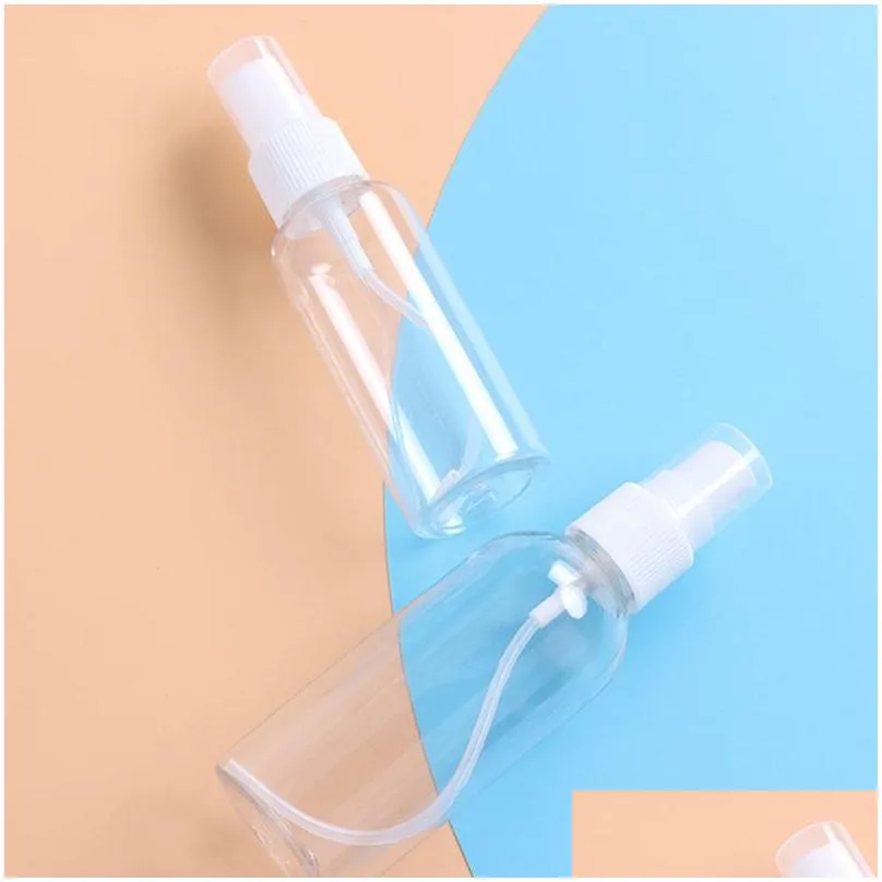 10 20 30 50 60 80 100ml plastic pet spray bottle skin care set package alcohol bottles