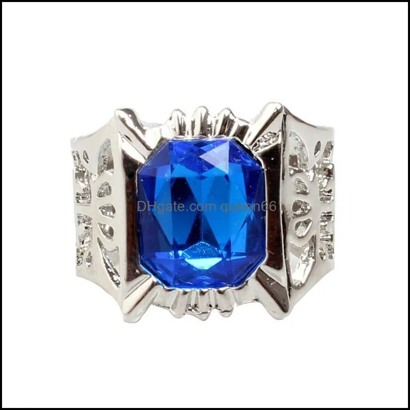 wedding rings cluster rings fashion crystal gemstone rings