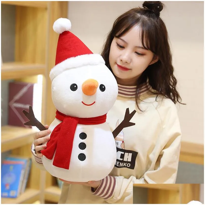 2022 stuffed animals wholesale 23cm christmas plush doll soft plush animal plushs dolls gifts for kids birthday gift