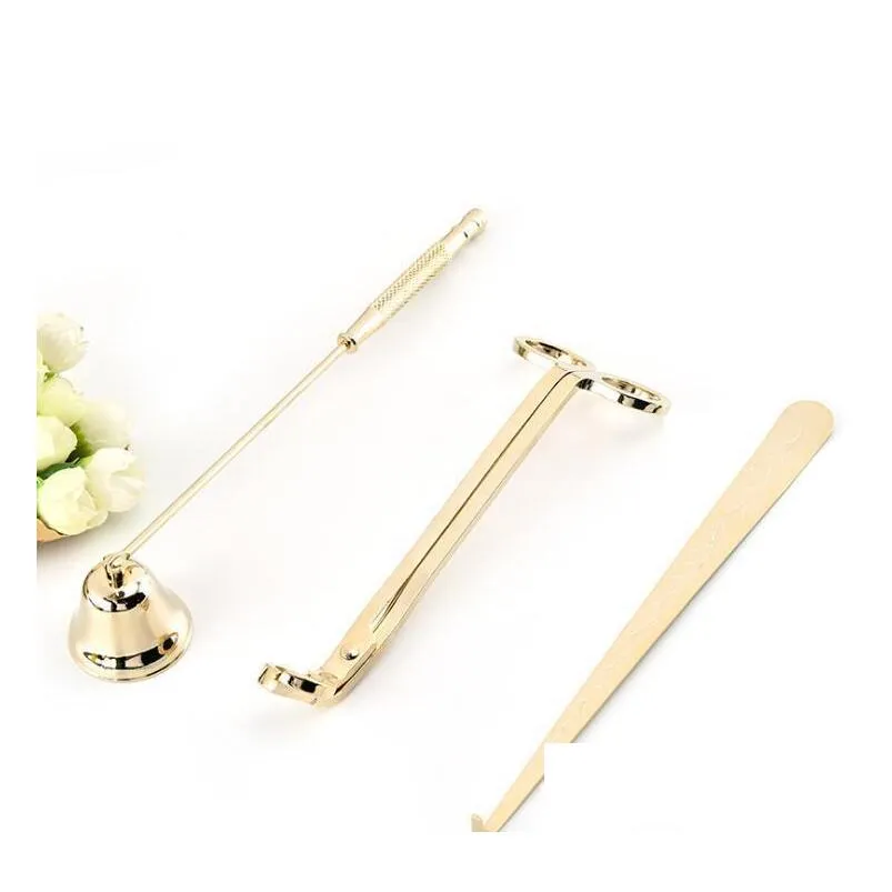 candle accessory set 3pcs/lot candle tool kit candles snuffer trimmer hook great gift for sce jllicv ffshop2001