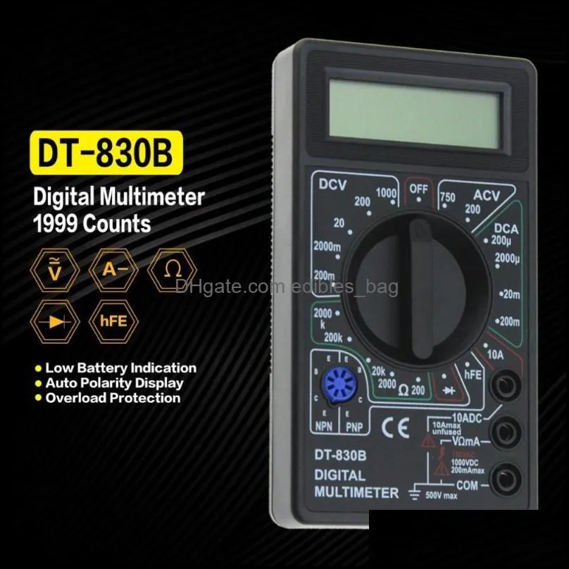 multimeters dt830b mini pocket digital multimeter 1999 counts ac/dc amp volt ohm tester ammeter voltmeter multi meter