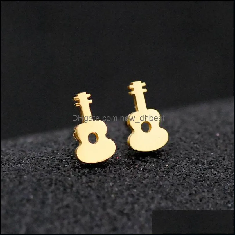 stainless steel jewelry sets guitar lovers engagement jewelry set