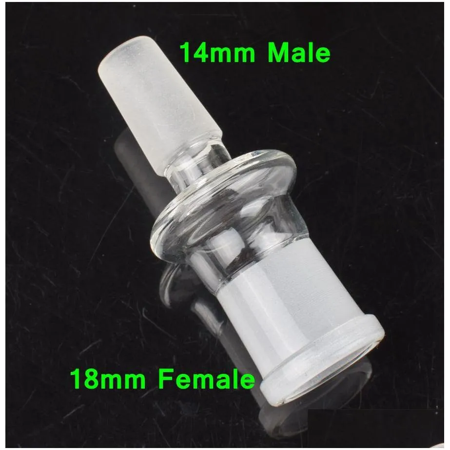 glass hookah water pipes adaptor wholesale drop down adapter with male to female adaptor 10mm 14mm 18mm