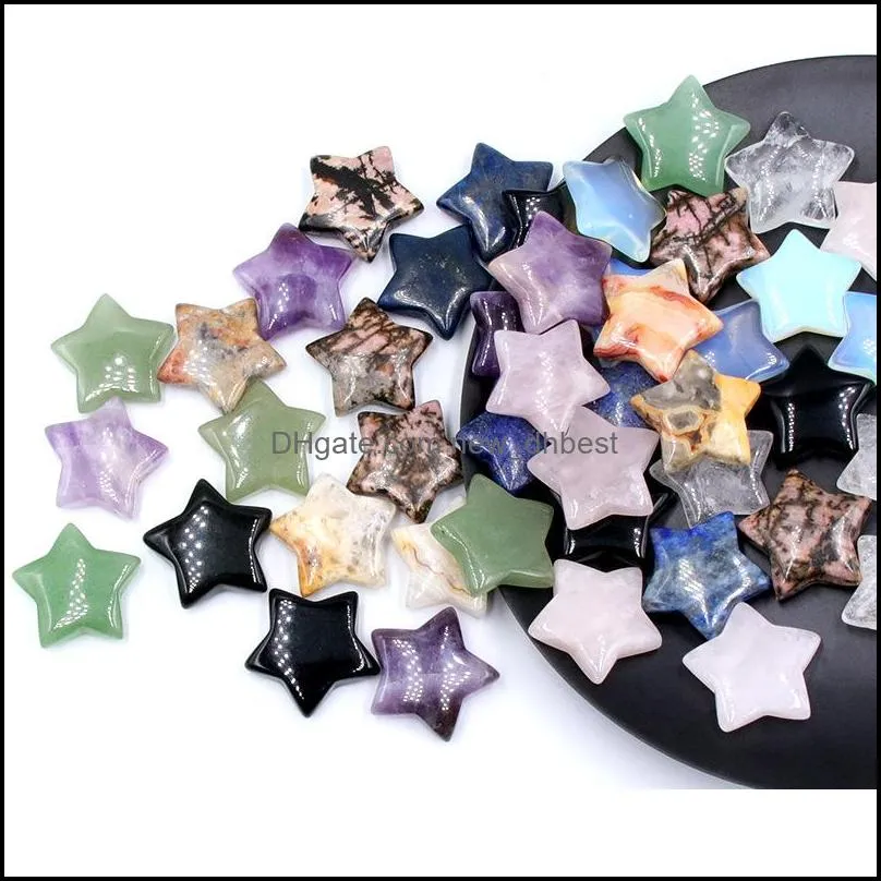 litter star ornaments natural rose quartz turquoise stone naked stones decoration hand handle pieces accessories