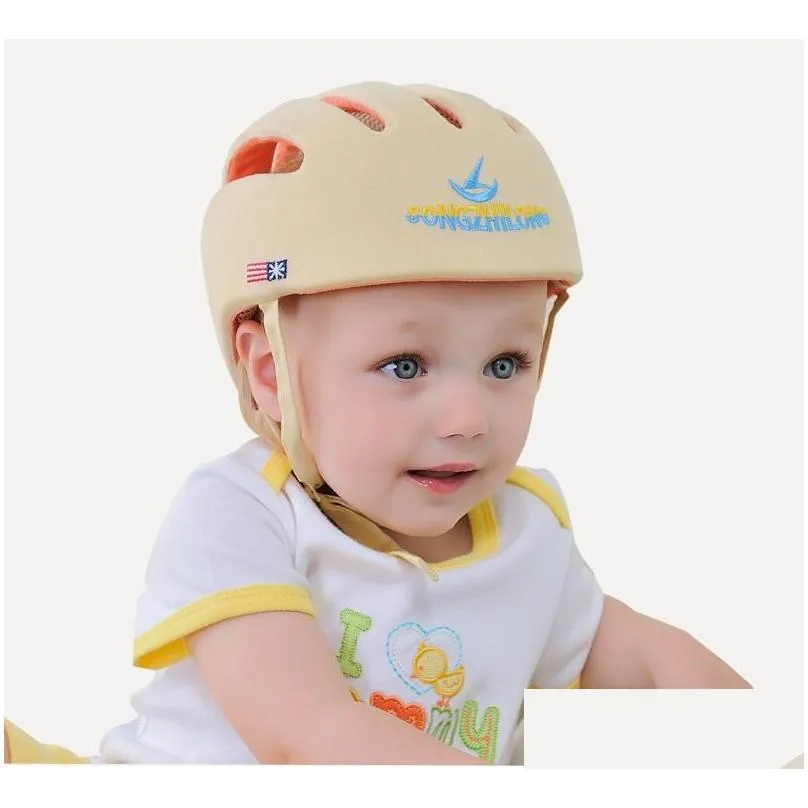 baby hat helmet safety protective kids learn to walk anti collision panama children infant protection cap