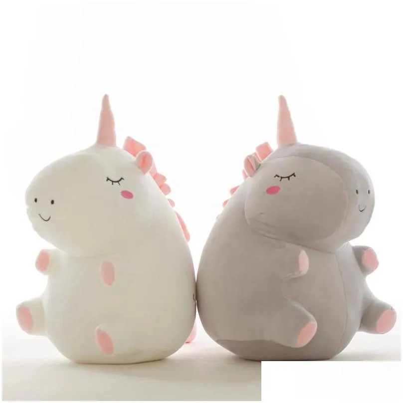 down cotton unicorn plush toy fat unicorn doll cute animal stuffed soft pillows baby kids toys for girl birthday christmas gifts