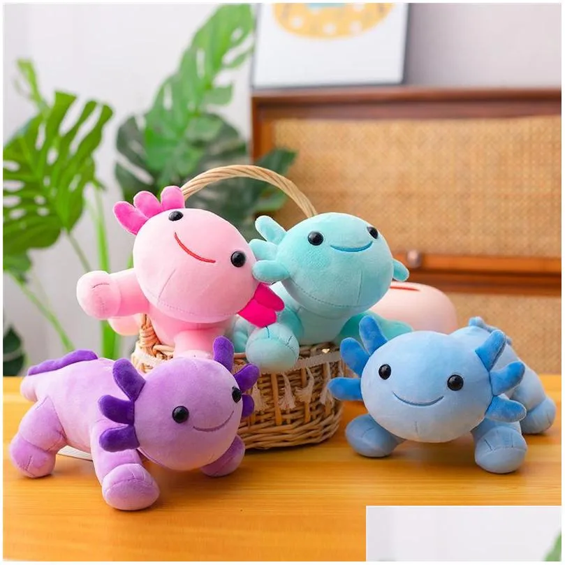 amazon hotsale mexican salamander plush doll quadruped lying salamanderplush toy kids plush pillow factory direct ups