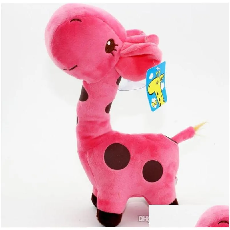  cute plush giraffe soft toys animal dear doll baby kids children birthday gift 6 colors for choices