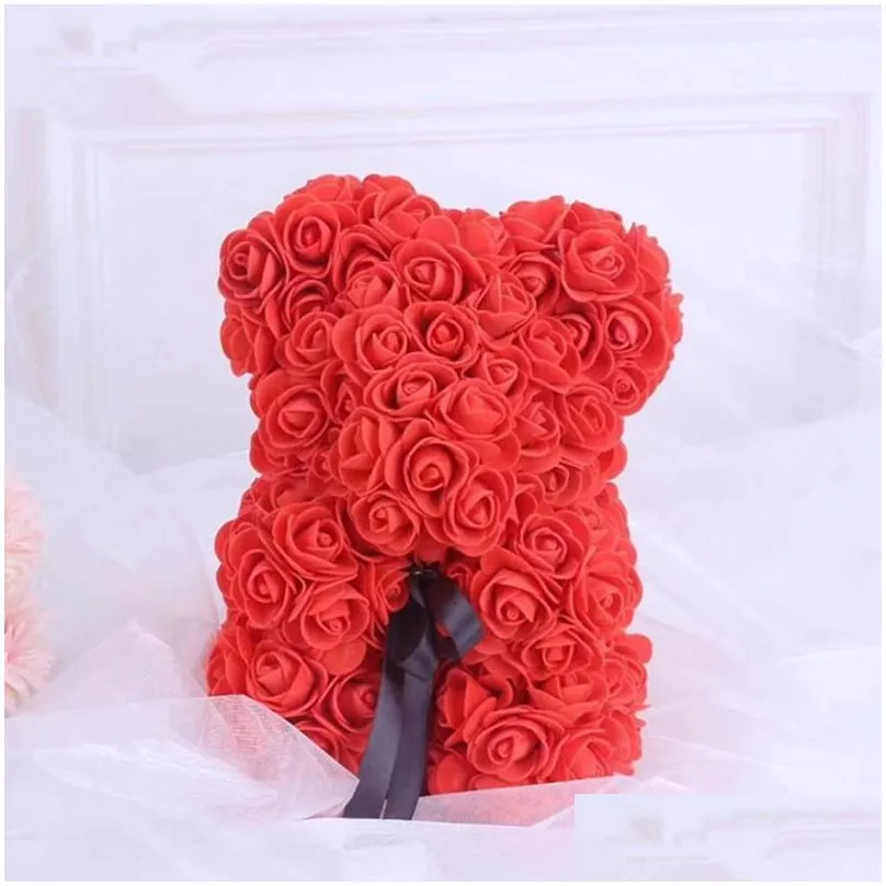 18 style valentines day gift pe rose bear toys stuffed full of love romantic teddy bears doll cute girlfriend children present