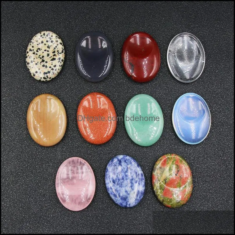 45mmx35mm worry stone thumb gemstone natural rose quartz healing crystal therapy reiki treatment spiritual minerals massage palm gem