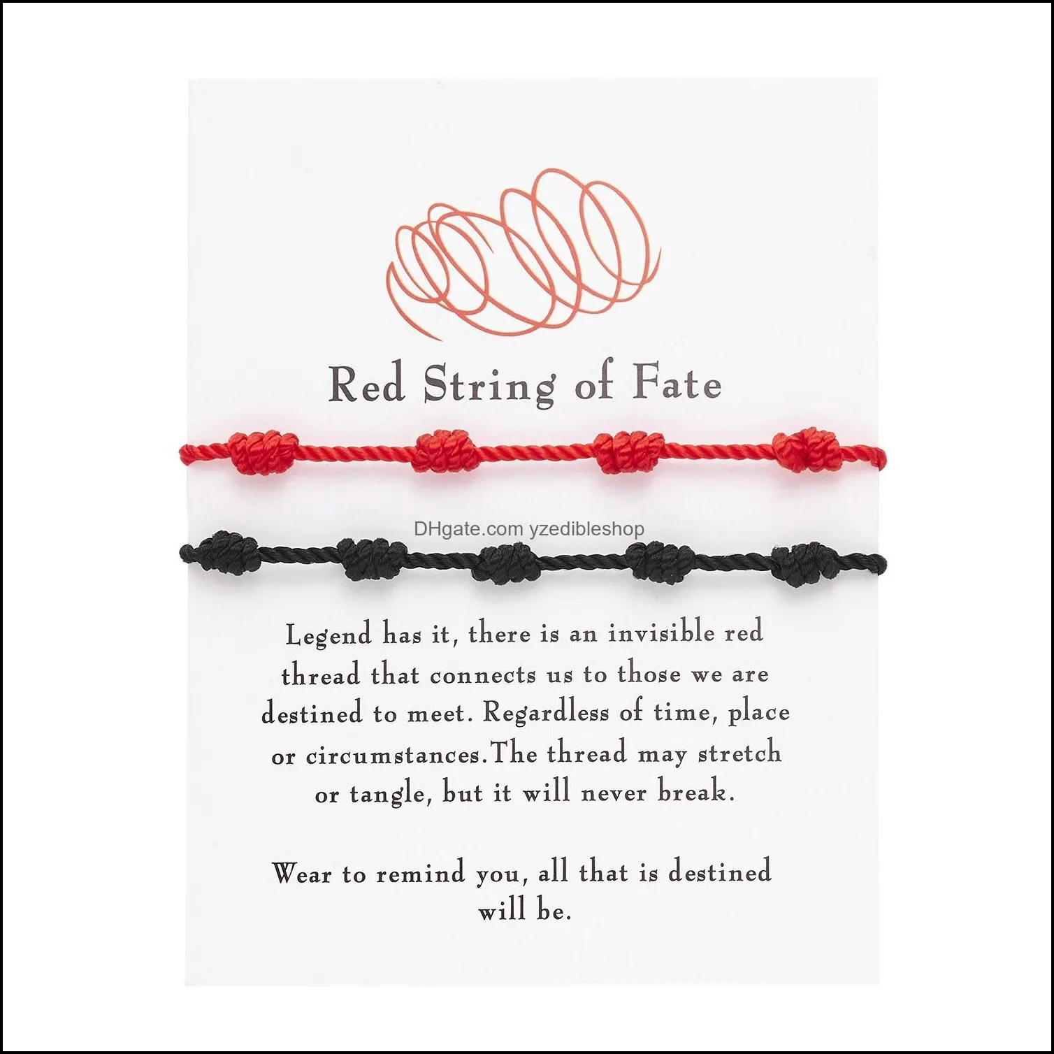 7 knots red black set string bracelet protection good luck amulet for success prosperity handmade rope bracelets lucky charm bangles