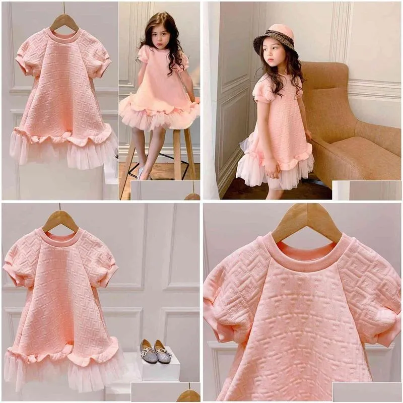 kids dresses for girls children birthday party pink princess dress up costume for kids clothes pink 312t vestidos g220429