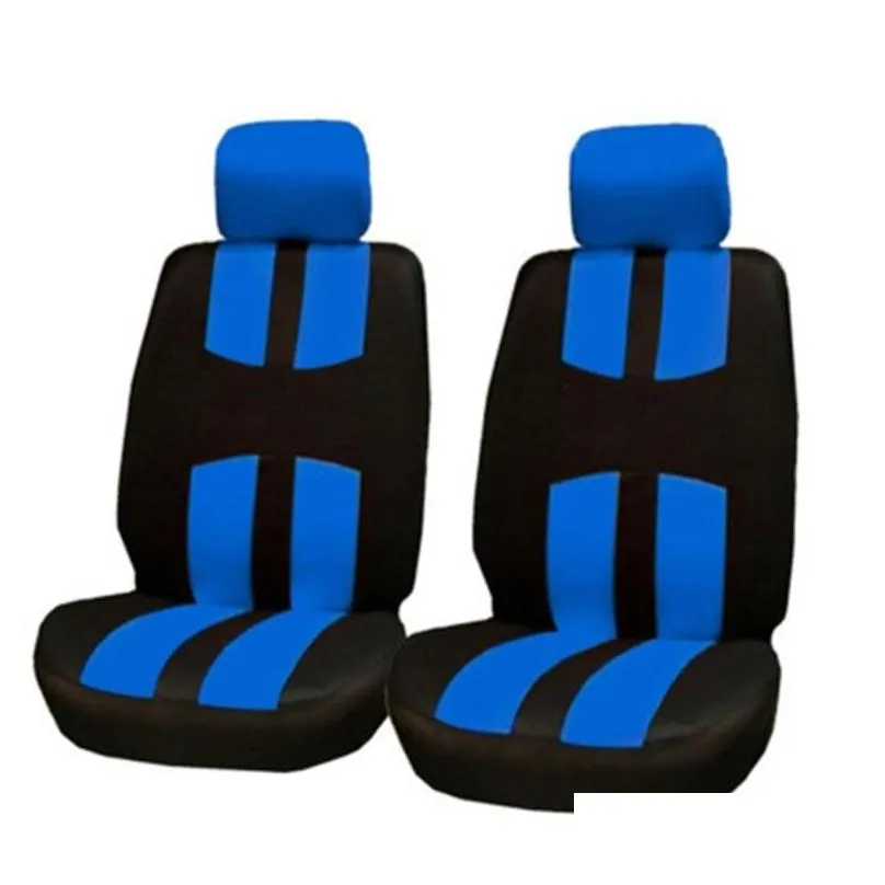 4pcs/9pcs/set car seat covers set fit most cars covers tire track detail styling car seat protector interior accessories1