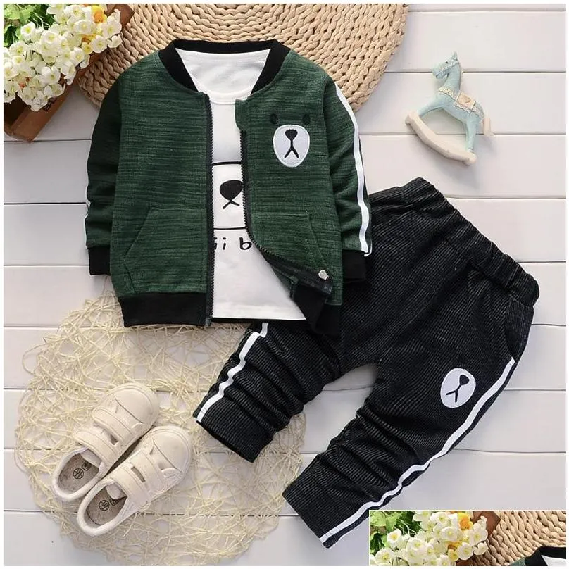 baby boy fashion clothing set kid tie suits high quality autumn spring children tracksuit for kids wedding party outfits 220218