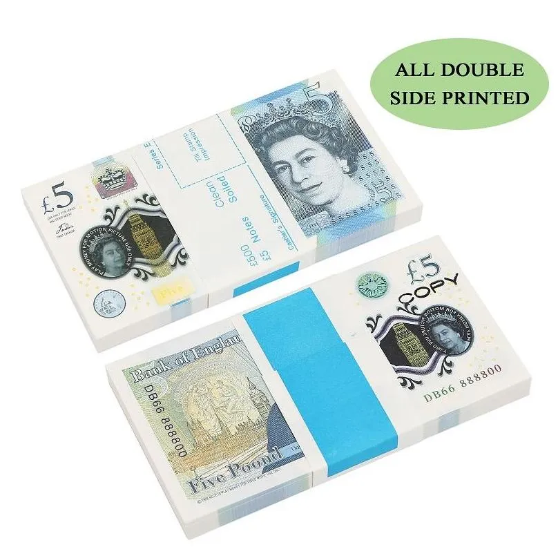 fake money funny toy realistic uk pounds copy gbp british english bank 100 10 notes perfect for movies films advertising social media