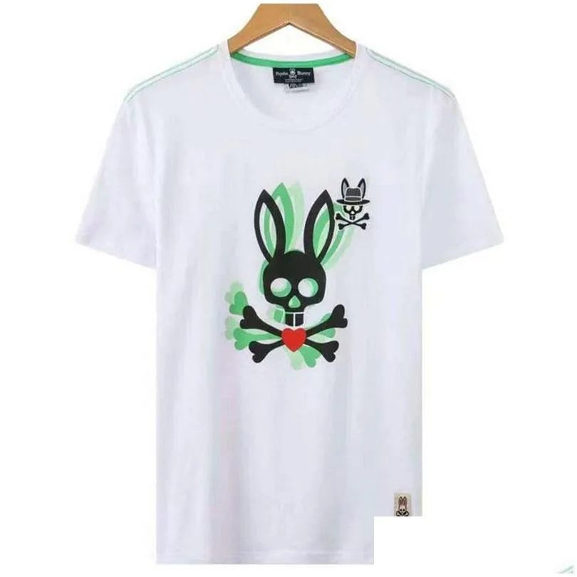 luxury designer mens casual t shirt fashion polo shirt premium cotton short sleeve rabbit animal print hip hop street top m3xl