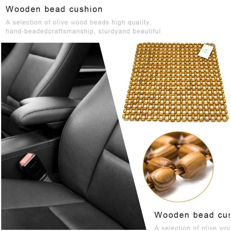 seat cushions car cover cool wood beads chair massage cushion for office home