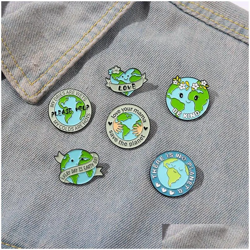 please help earth enamel pin custom be kind hug earth no planet b brooches lapel pin badge environment jewelry gifts for kids