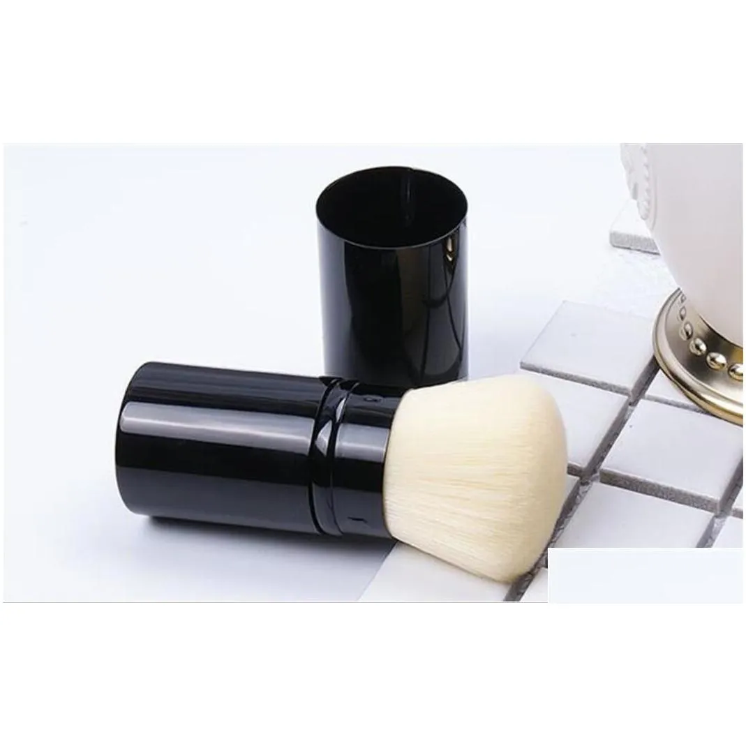les belges single brush retractable kabuki brush with retail box package makeup brushes blender single