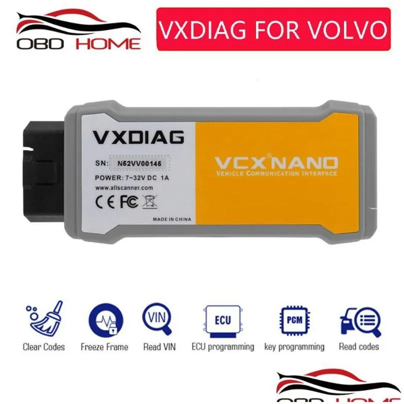 vxdiag vcx nano for volvo car diagnostic tool more powerful than volvo dice 2014d