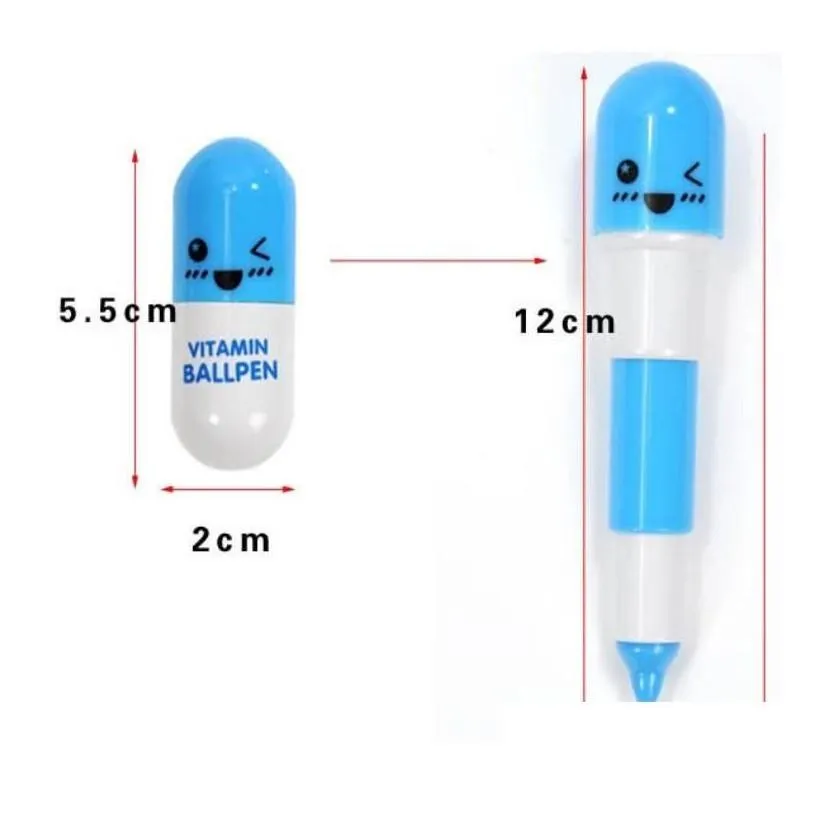 ballpoint pens pill ballpoint pen office cute school supplies stationery ball set accessories drop delivery business industrial writi