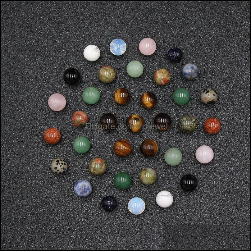 10mm chakra loose reiki healing natural stone ball bead palm quartz mineral crystals tumbled gemstones hand piece yoga vipjewel