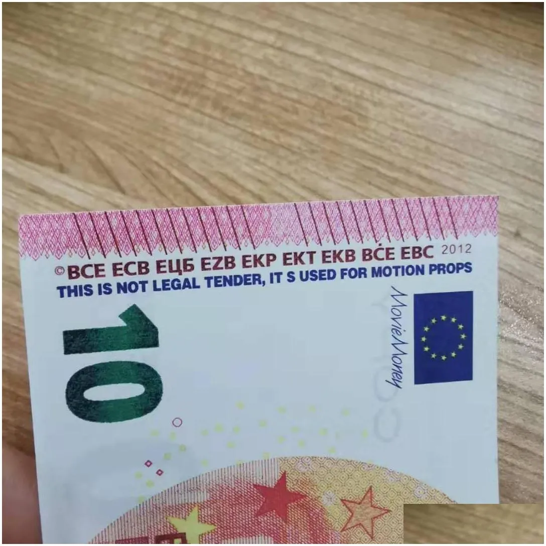 movie money 10 euro toy currency party copy fake money children gift 50 dollar ticket