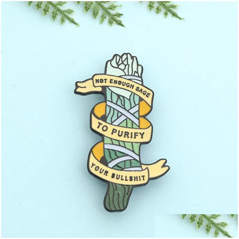 please dont talk nonsense creative abstract seaweed cartoon alloy drip brooch funny enamel lapel pin collar pins brooch badge