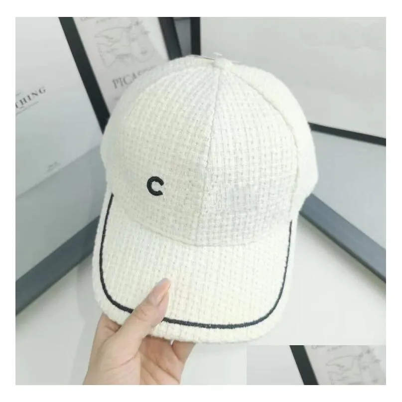 luxury designer wide brim ball caps for men women fashion brand double letter printing embroidery wool knit fisherman hat winter warm woolen weaving bucket