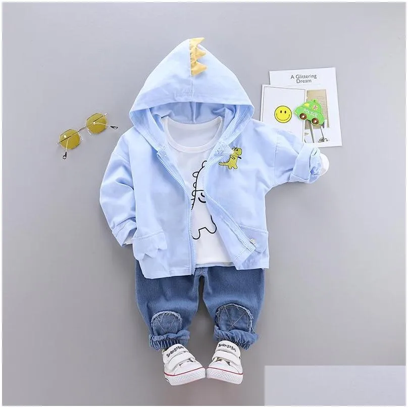 clothing sets baby girl designer clothes cartoon cardigan coat add tshirt pants infant outfits kids bebes jogging suits tracksuits