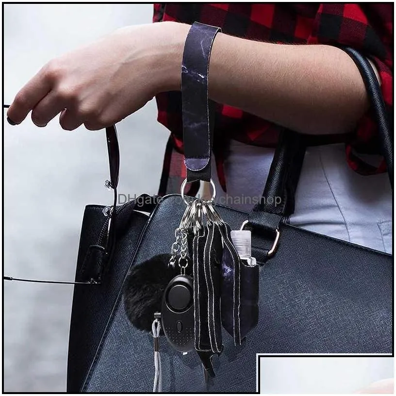 key rings fashion defense keychains set credit card pler pompom acrylic debit bank grabber for long nail keychainshop dhq1i