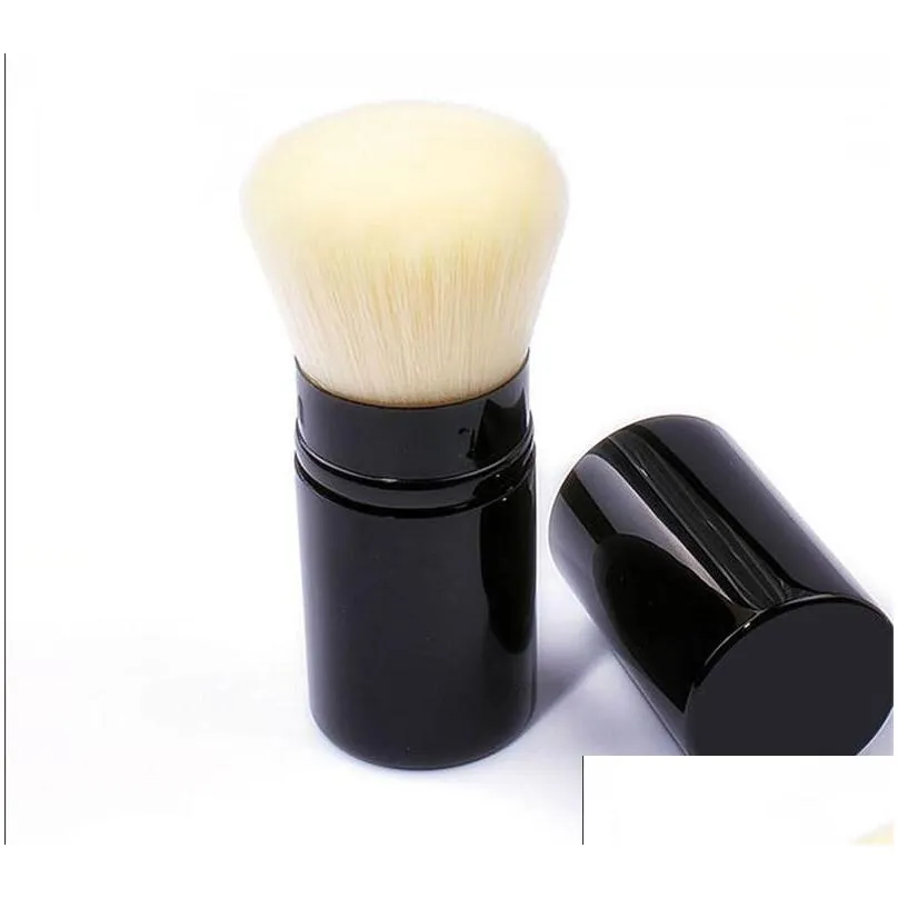 les belges single brush retractable kabuki brush with retail box package makeup brushes blender single