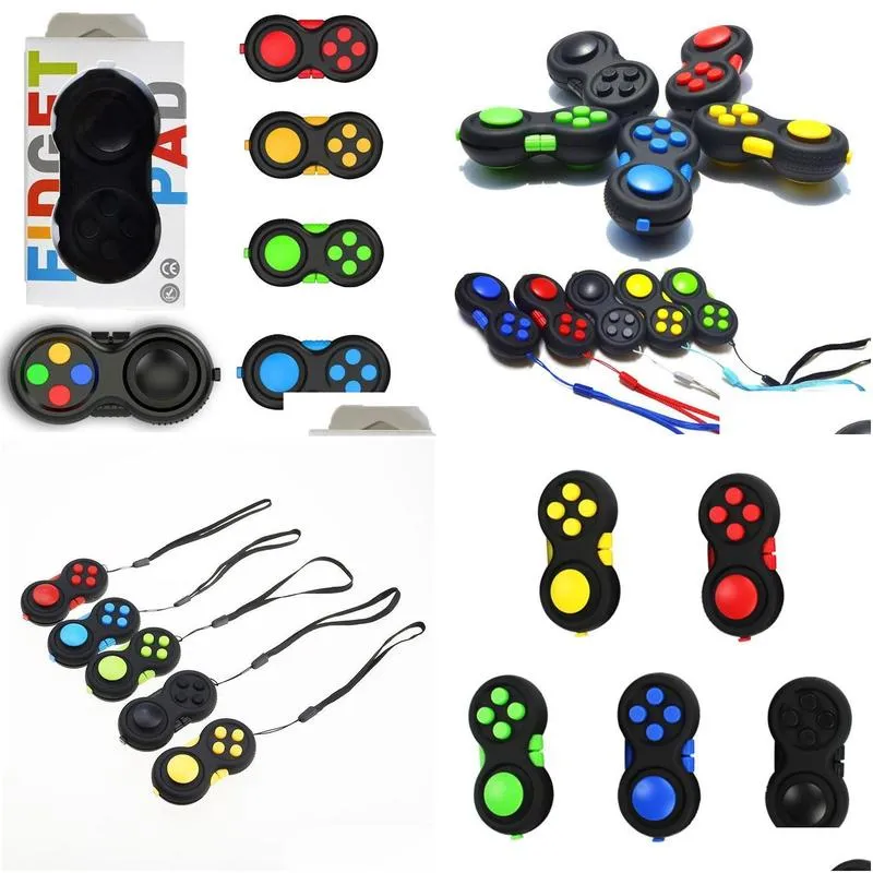 fidget pad second generation  hand shank game controllers finger toys decompression anxiety toys