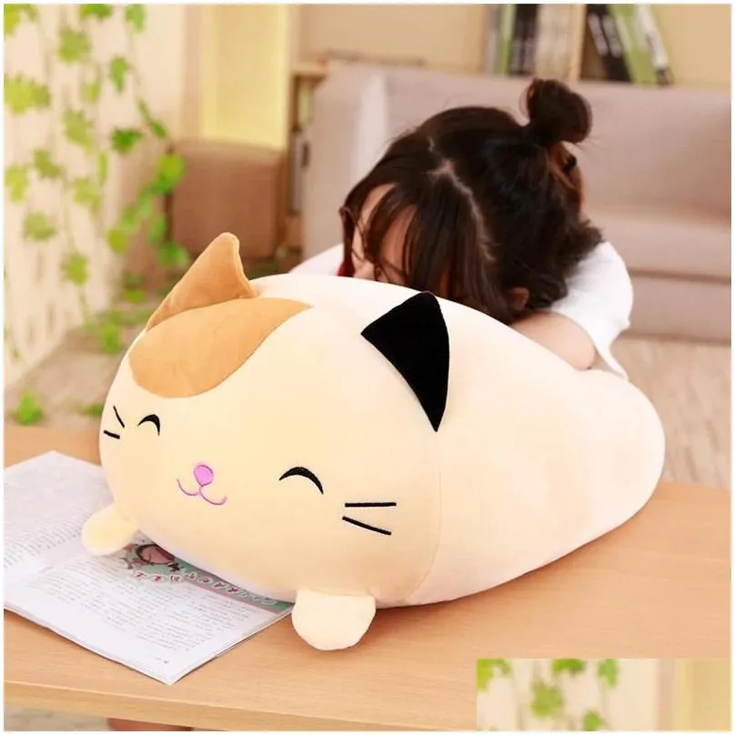 9 styles animal sweet dinosaur pig cat bear plush toy soft cartoon panda hamster elephant deer stuffed doll baby pillow gift