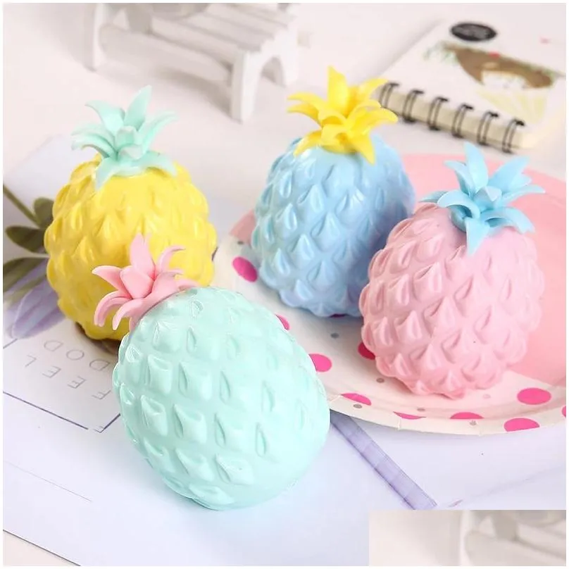 anti stress fun soft pineapple ball reliever toy fidget squishy antistress creativity sensory children adult toys