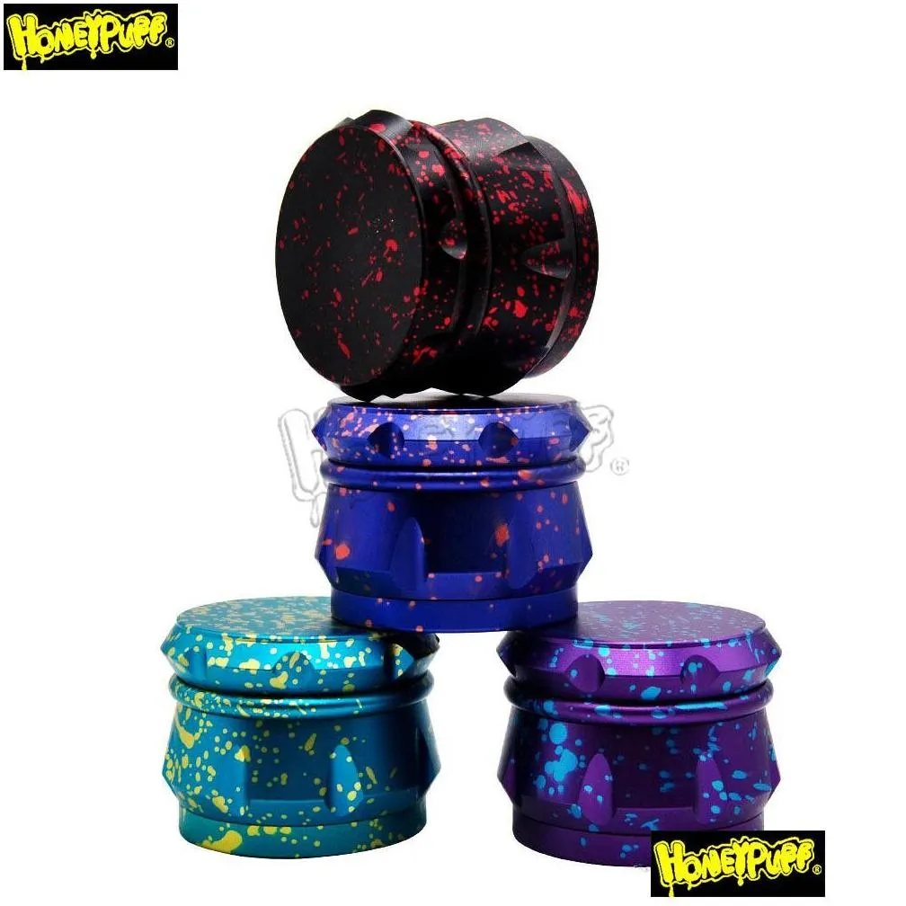 herb grinder smoke accessory tobacco pipes drum style metal grinders dab rig smoking bong