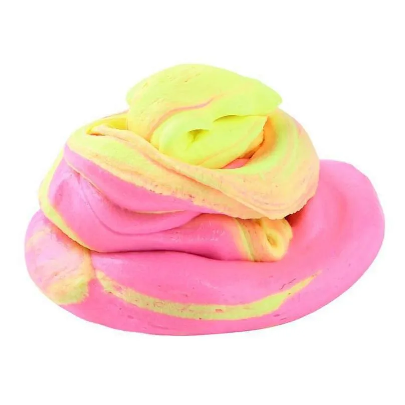 diy fluffy slime toys putty soft clay light lizun flavor charms for supplies plasticine gum polymer antistress 0194