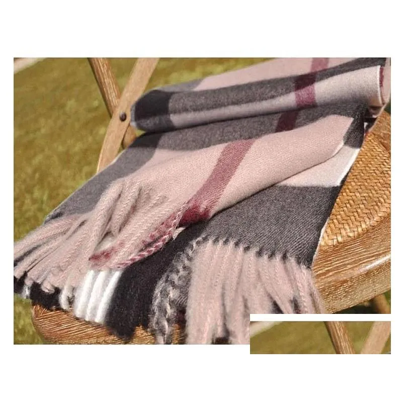 high quality 100 cashmere scarf fashion classic plaid printed cashmere scarf ultra soft thermal cashmere scarf 190x70cm