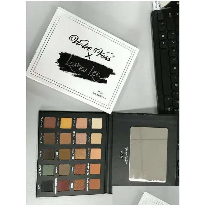 violet voss laura lee eye shadow palette 20 colors limited edition makeup earth color eyeshadow palette