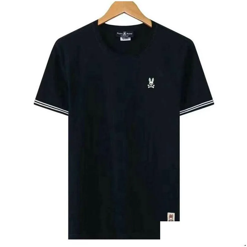 luxury designer mens casual t shirt fashion polo shirt premium cotton short sleeve rabbit animal print hip hop street top m3xl