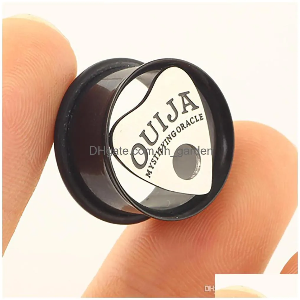 ouija eyelet single flared flesh tunne 816mm ear plug gauges earrings hollow plug expander ear stretching